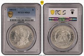 1884-O $1 MS63