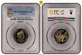 2021 $1 PR69DCAM