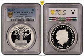 2018-P $1 Macquarie Lighthouse PR66DCAM