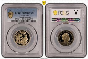 2021 $1 Plush Kangaroos - Baby Set PR70DCAM