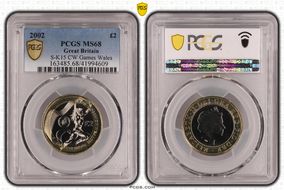 2002 £2 S-K15 CW Games Wales MS68