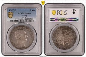 1907-E 5 Mk J-136 MS64