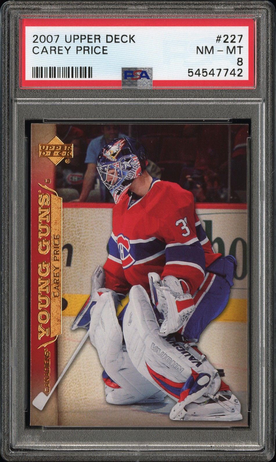 2007 Upper Deck UPPER DECK #227 Carey Price front