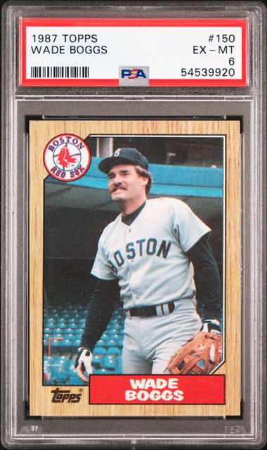 1983 Donruss #586 Wade Boggs Rookie Card - PSA EX-MT 6 on Goldin Auctions