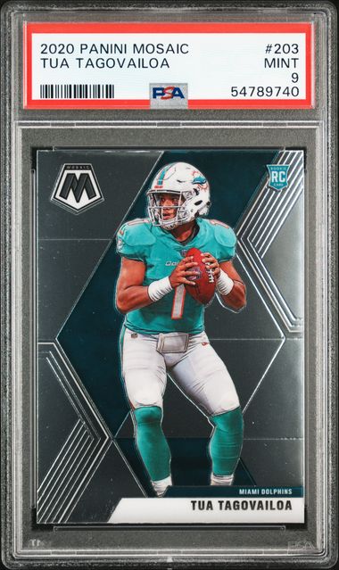 2021 Panini Contenders Tua Tagovailoa Season Ticket #60 Dolphins