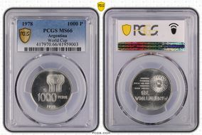 1978 1000 P World Cup MS66