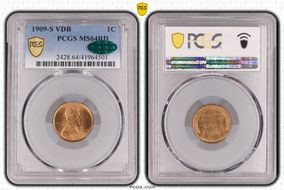 1909-S VDB 1C MS64RD