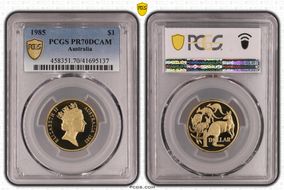 1985 $1 PR70DCAM