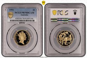 1991 $1 PR70DCAM
