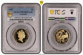 1987 $1 PR70DCAM