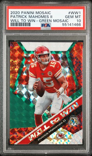 2020 Panini Mosaic Camo Pink Prizm 1 Patrick Mahomes II PSA -   Sweden