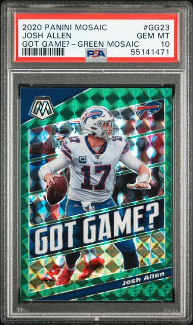 Josh Allen 2018 Select #24 RC (PSA 9)