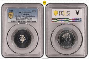 2021 20C AC/DC- Dirty Deeds Done Dirt Cheap 45th Ann MS69