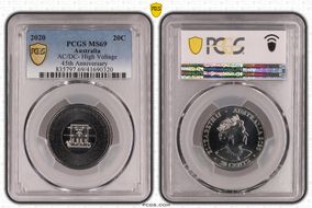 2020 20C AC/DC- High Voltage 45th Anniversary MS69