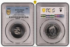 2020 20C AC/DC- T.N.T 45th Anniversary MS69
