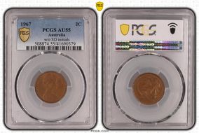 1967 2C w/o SD initials AU55BN