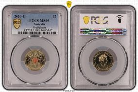 2020-C $2 Firefighters Colorized MS69