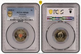 2020-C $2 Firefighters Colorized MS68