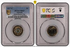 2017-C $2 Remembrance Day Colorized MS67