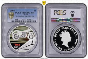 2008 $1 BSA Gold Star DBD34 PR70DCAM