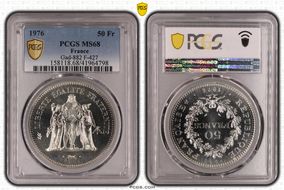 1976 50 Fr Gad-882 F-427 MS68