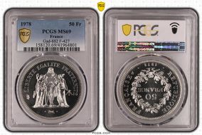 1978 50 Fr Gad-882 F-427 MS69