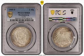 1909-F 3 Mk J-175 MS65