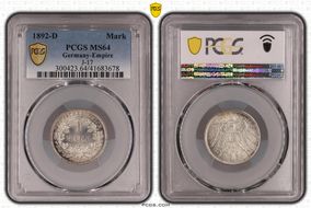 1892-D Mark J-17 MS64