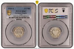 1916-A 1/2 Mk J-16 MS67