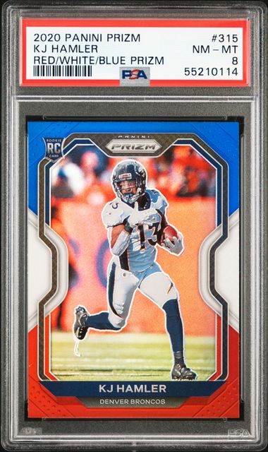 2020 Panini Mosaic Jalen Reagor Rookie Card #208 PSA 10