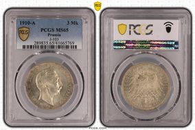 1910-A 3 Mk J-103 MS65