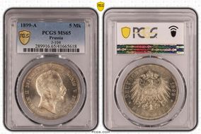 1899-A 5 Mk J-104 MS65