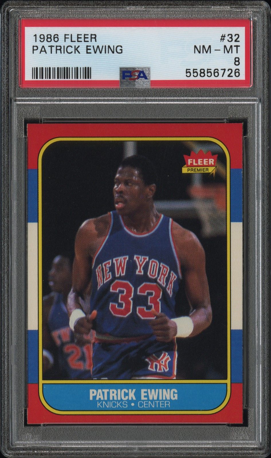 1986 Fleer FLEER #32 Patrick Ewing front