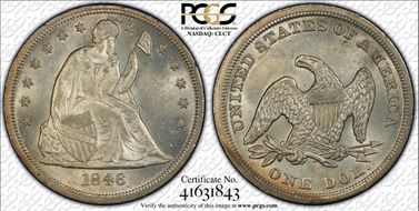 1846-O $1 MS63