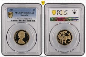 1984 $1 PR68DCAM