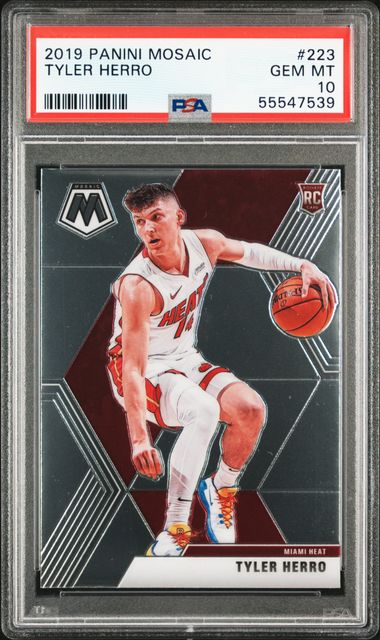 2019 Panini Mosaic 223 Tyler Herro PSA 10 on Goldin Marketplace