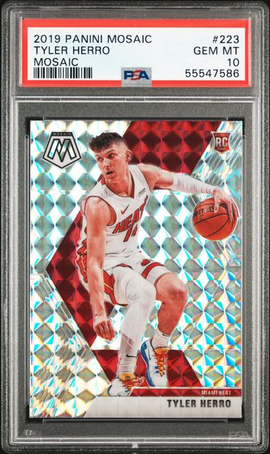 2019 Panini Mosaic 223 Tyler Herro Mosaic PSA 10 on Goldin Marketplace