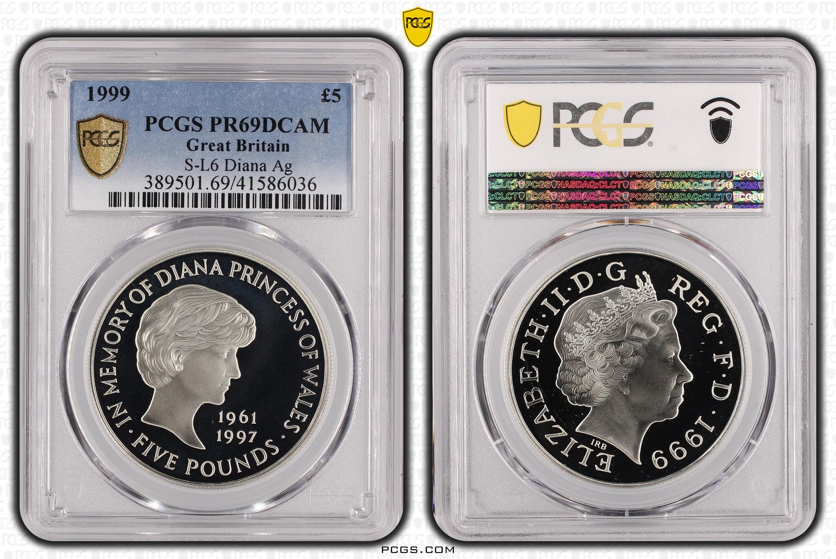 Pcgs Lookup PCGS Certificate Verification Coin Details for Cert #41586036