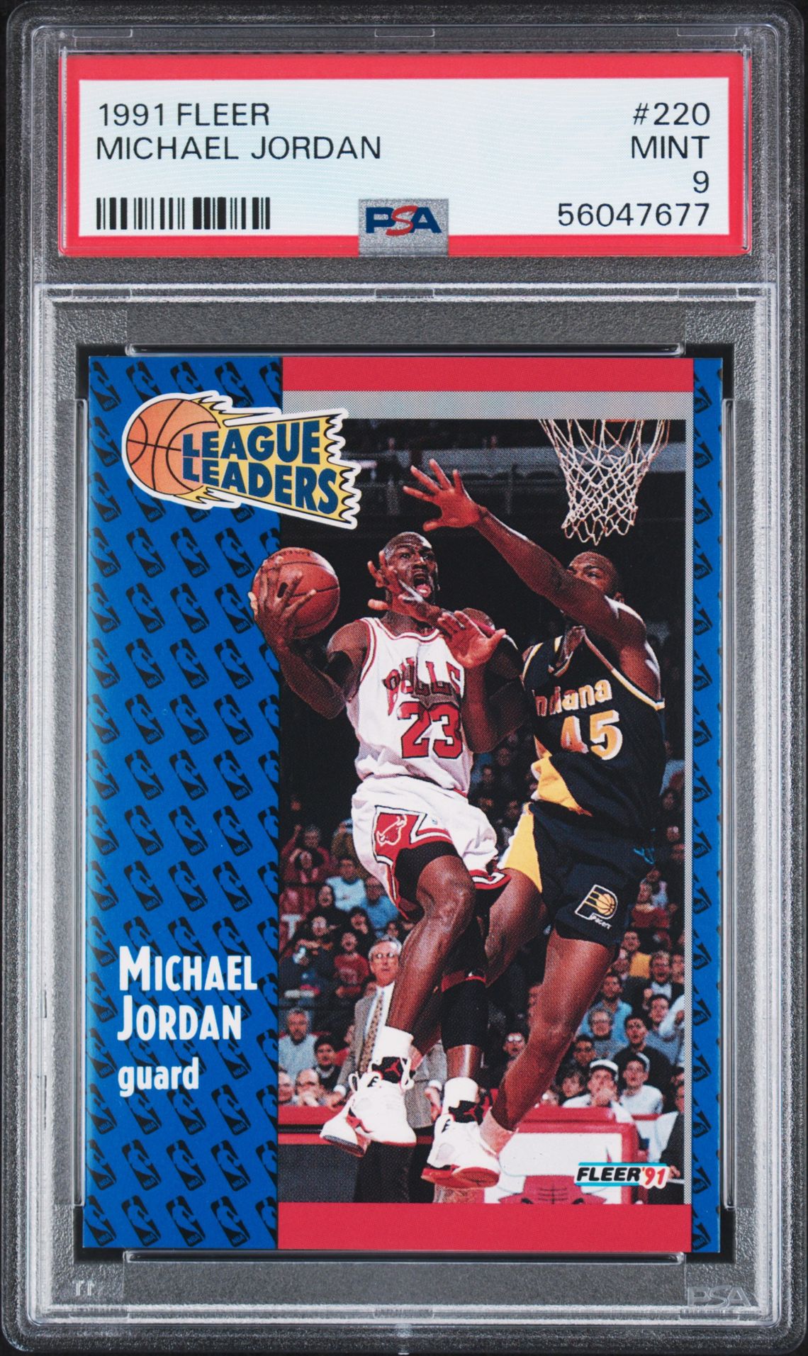 1991 Fleer Michael Jordan #220 Mint 9 front