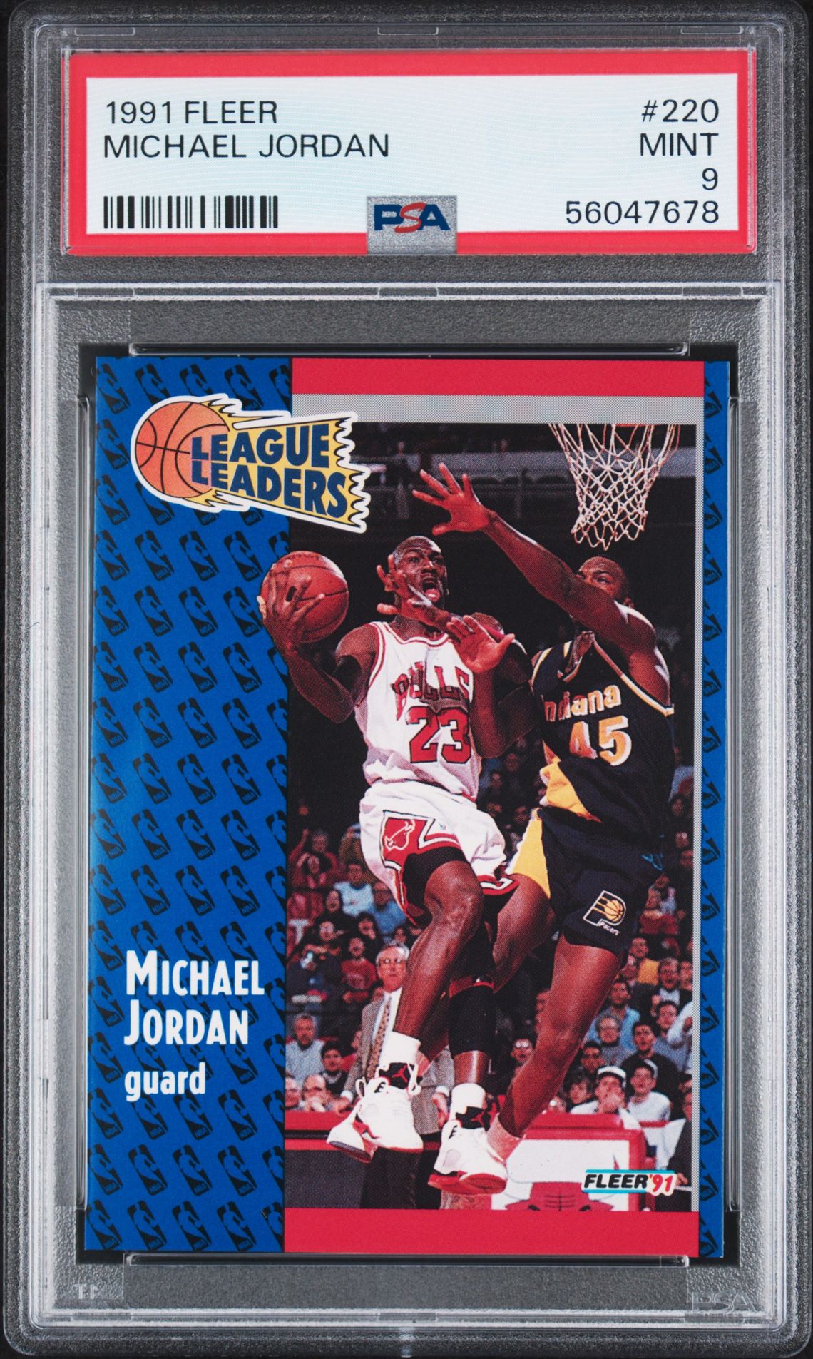 1991 Fleer Michael Jordan #220 Mint 9 front