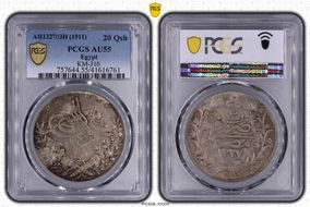 AH1327//3-H (1911) 20 Qsh KM-310 AU55