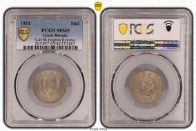 1951 Shil S-4108 English Rev MS65