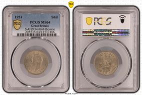 1951 Shil S-4109 Scottish Rev MS64