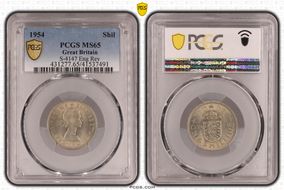 1954 Shil S-4147 English Rev MS65