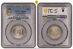 1941 Shil S-4082 English Rev MS64