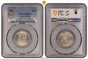1943 Shil S-4083 Scottish Rev MS64