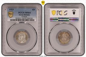 1923 6D S-4024 MS64