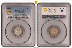 1926 6D S-4025 Wide Rim MS64