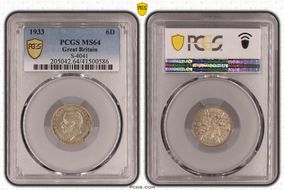 1933 6D S-4041 MS64