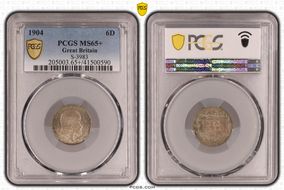 1904 6D S-3983 MS65+